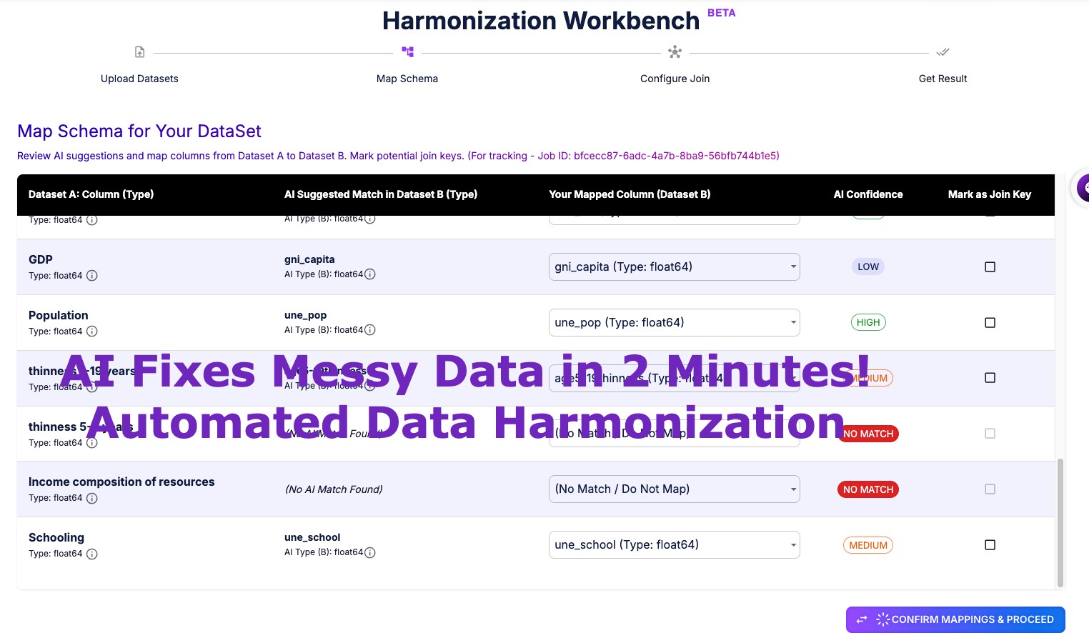 The End of VLOOKUP Headaches: Introducing AI-Powered Data Harmonization
